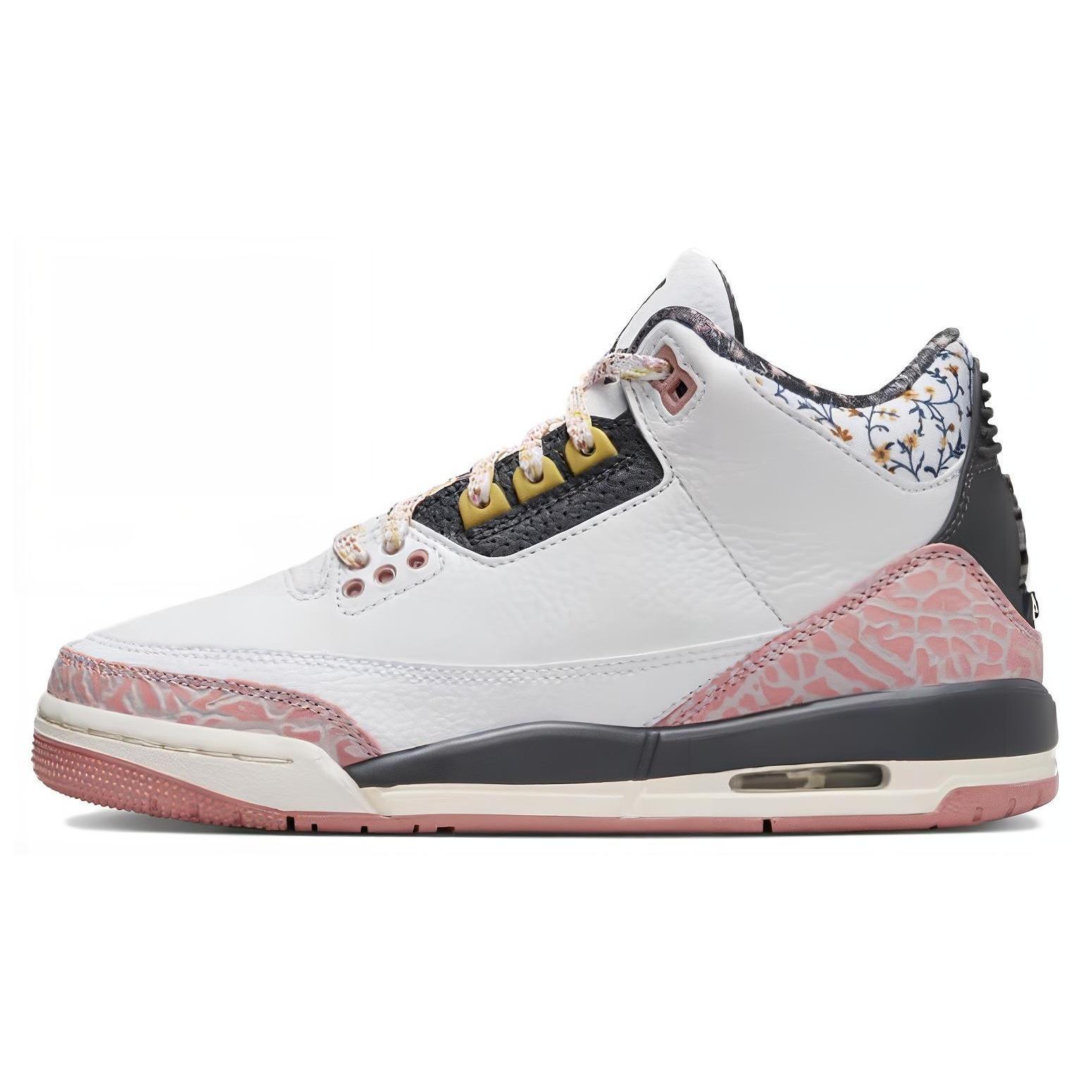 (GS) Air Jordan 3 Retro Vintage Floral Kids 441140-100 EU 37.5