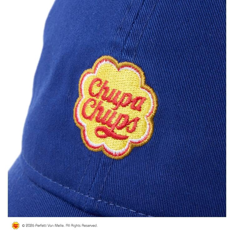 NEWERA Low Cap 9TWENTY Chupa Chups Collaboration Navy 14863797 Adjustable Baseball Cap Curved Visor Stylish [New Era] Men's Women's (JP, Alphabet, M,