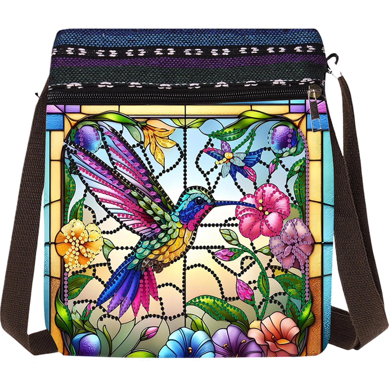 

Bucket Calf Diamond Painting Shopping Bag Diamond Painting Crossbody Bag Rhinestones Satchel Bag Diamond Sling Bag for Shopping