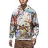 Jordan Brooklyn Fleece Potisk písmen Venkovní Ležérní Sportovní Mikina s Kapucí Pánské Mikiny Sail FV7298-133