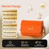 Luxury Leather Bag Ear Clip Earbuds Bluetooth Headphones HIFI Sound Earphone Touch Control Wireless Headset Valentine's Day gift