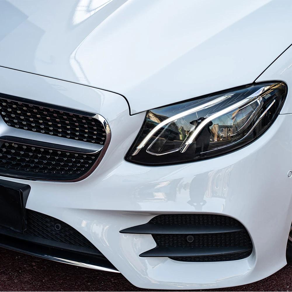 White High Gloss Car Wrap Vinyl Roll Truck Body PET Hood Roof Wrapping DIY Film Decal Air Release Bubble Free Adhesive Decor