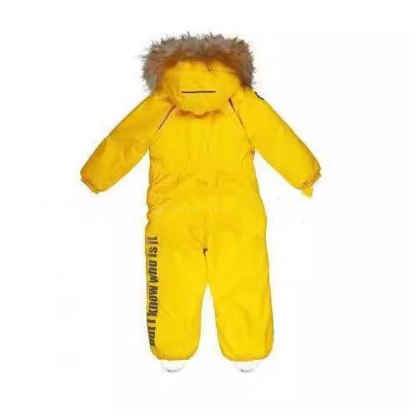 Windproof Waterproof Boys Girls Children's Printed One Piece Ski Suit
