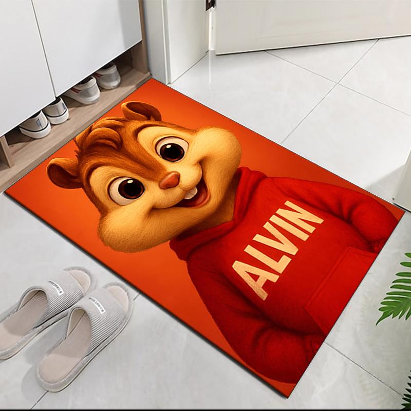 Alvin och gänget Tryckt Matta för Kontorsstol Vardagsrum Sovrum Kök Rumsinredning Gåvor