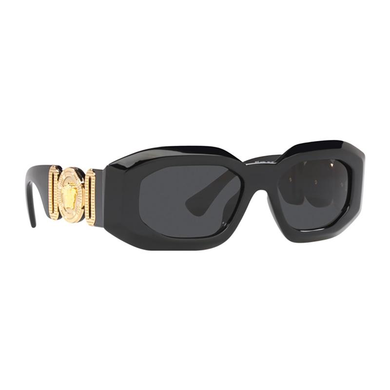Versace [Available Prescriptions] Casual, Simple, Irregular-shaped Sunglasses, Men's Style 3424207 VE4425UGB187-Black 53