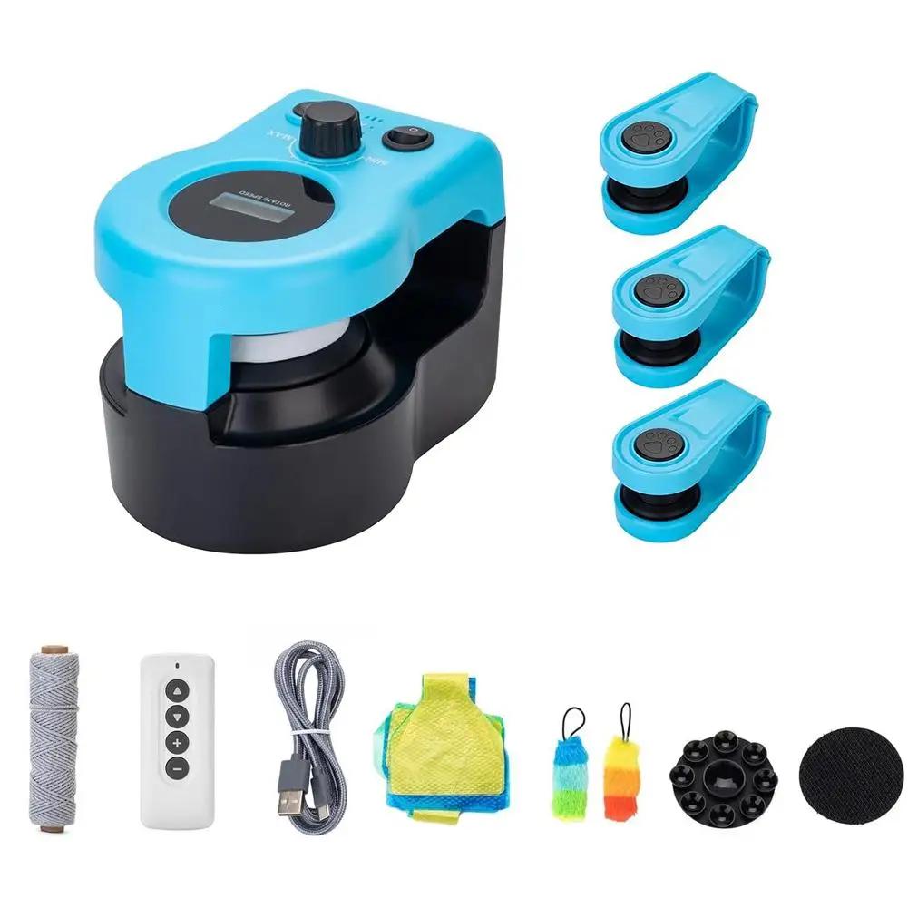 Electric Funny Cat Toy Cat Weight Loss Artifact Feather Control Remote Cat Pet Interactive Toy Running Supplies O8S9