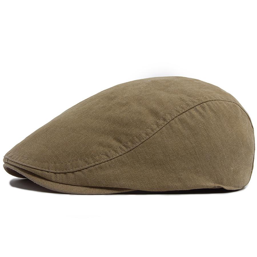 

You can wear washed cotton before and after to make old forward hats women s Japanese literary and retro painter hats, men s short-brimmed peaked hats Adjustable buckle after washing хакі