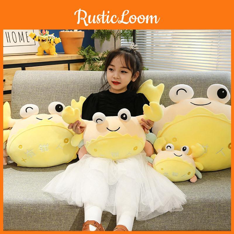 Simulation Crab Plush Toy Cute Cartoon Funny Cushion Accompany The Sleep Doll
