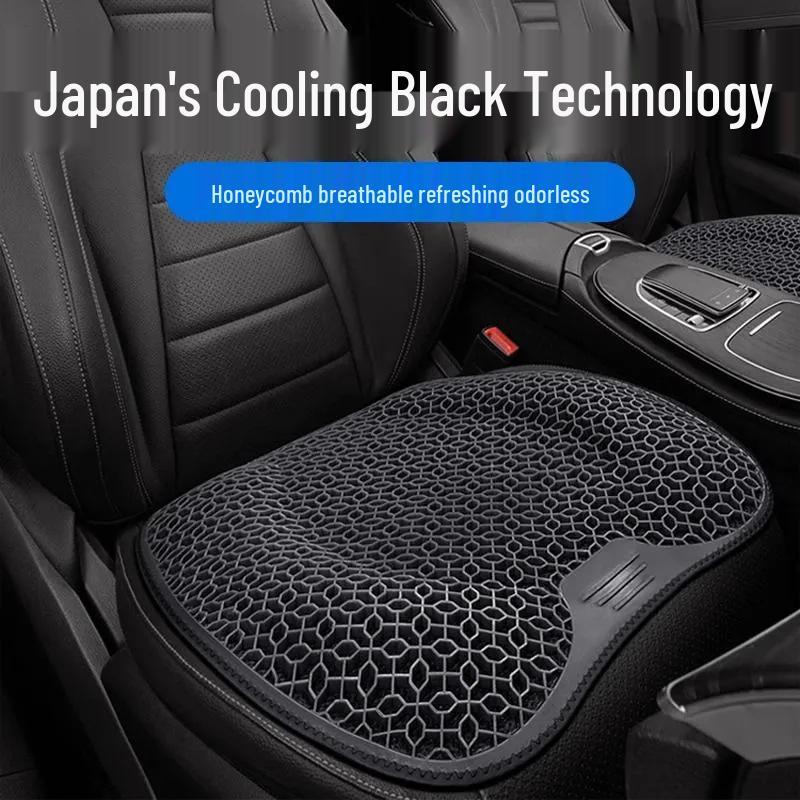 Breathable Honeycomb Gel Seat Cushion for Car and Office - Cool Silicone Egg Pad