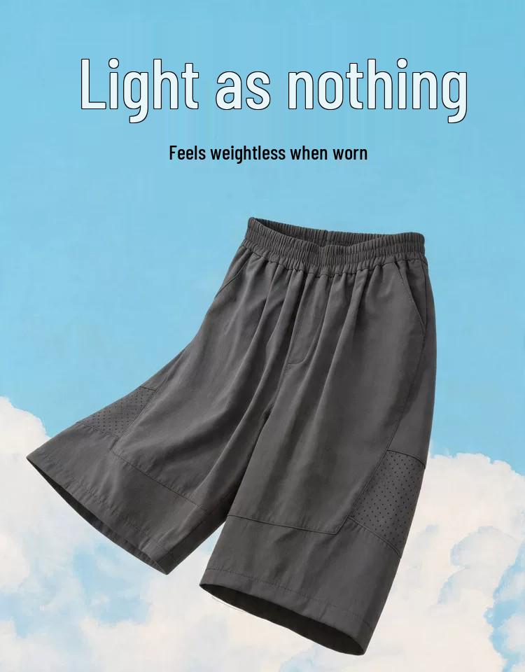 Boys' Quick-Dry Lightweight Summer Shorts - Comfortable and Cool Five-Point Pants for Middle and Older Children