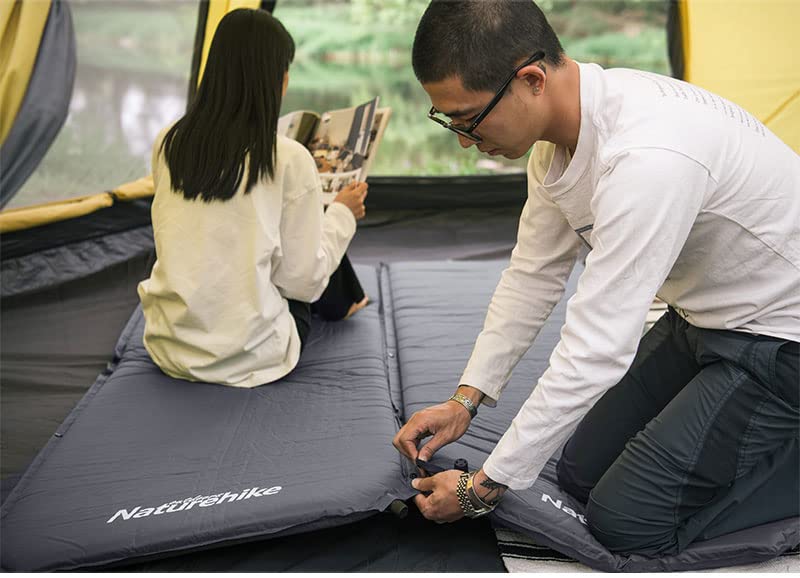Naturehike Air Camping poate fi conectat Apa 5cm Ultra Mașină Dormit Dormit într-un dezastru Poate fi folosit în toate sacul de depozitare inclus Mat,