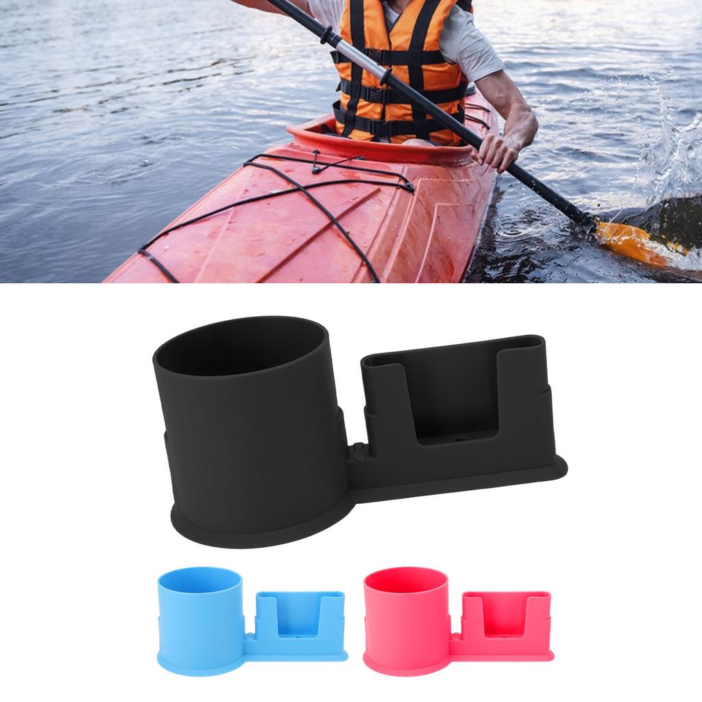Kajak Getränkehalter Kunststoff Universal Kajak Zubehör Halter für 2,5 bis 3,85 Zoll Becher Telefon Sonnenbrille