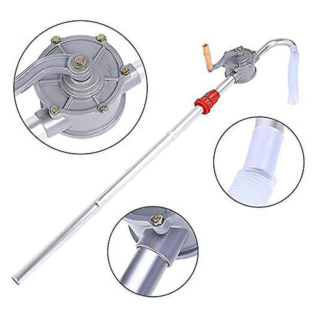 Oil Barrel Pump, For Petrol Fuel Garage Hand Drum Barrel Pump Tool