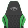 Gaming Chair Black and Green Synthetic Leather