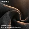 Winter Fleece Cycling Suit Men Long Sleeve Jersey Bib Pants Set Road Bike Outdoor Sports Shockproof Padding with Pockets