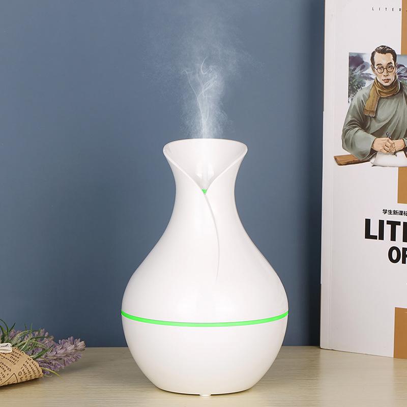 Elektrický zvlhčovač vzduchu Aroma difuzér Drevený ultrazvukový zvlhčovač vzduchu Éterický olej Výrobník chladnej hmly pre spálňu