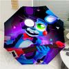 Five Nights At Freddy's Print Automatic Umbrella, 8 Rib Iron Frame, Plastic Handle, Suitable for Outdoor Travel &Daily , Ideal Gift