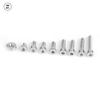 260pcsset #632 Stainless Steel Hex Socket Cap Head Screws and Nuts Assortment
