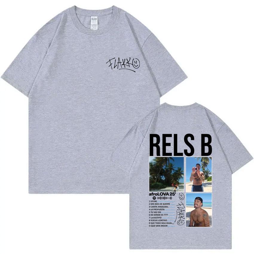 Rapper Rels B AfroLOVA 25 Merch T Shirt Unisex Women Fashion Hip Hop Oversized Short Sleeve Tshirt Male Vintage Cotton Tshirts