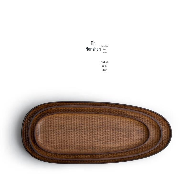 Japanese Style Heavy Bamboo Tea Tray