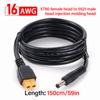 XT60 Female To DC5521 Male Adapter Cable 16AWG 1.5-Meter Solar Charging Cable Suitable For XT60 Input Energy Storage
