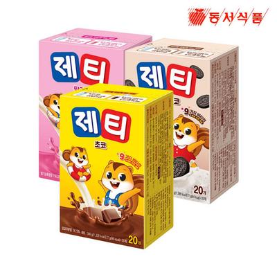 Jetty Choco/Cookie&Choco/Strawberry Powder 340g(17gx20P)