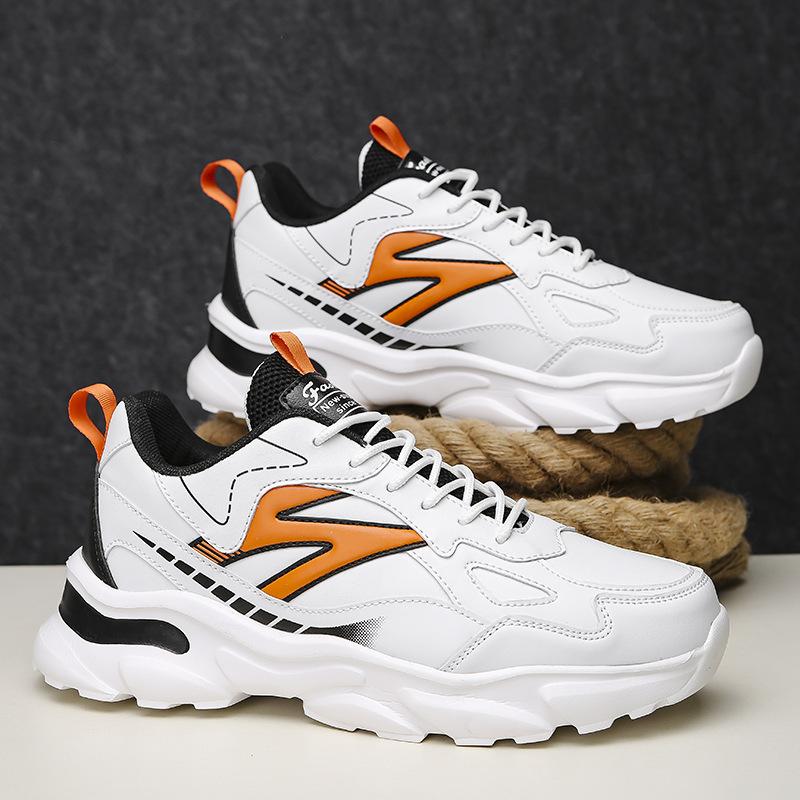 

Мужская обувь весна и осень кроссовки для папы большой размер молодежная спортивная и повседневная для бега универсальные маленькие белые кроссовки для папы трендовая обувь 46