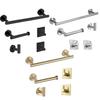 Round Style Bathroom Accessories Kit Towel Bar Towel Hooks Brushed for Hotel
