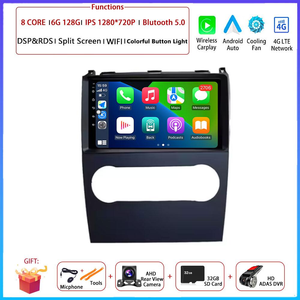 Android Carplay For Mercedes Benz B200 A B Class W169 A160 A180 A200 A220 2009-2012 Car Radio Navigation GPS Multimedia Video