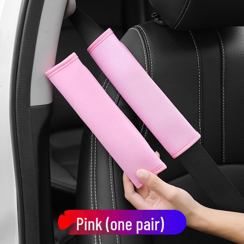 All-Season Breathable Linen Car Seat Belt Shoulder Guard