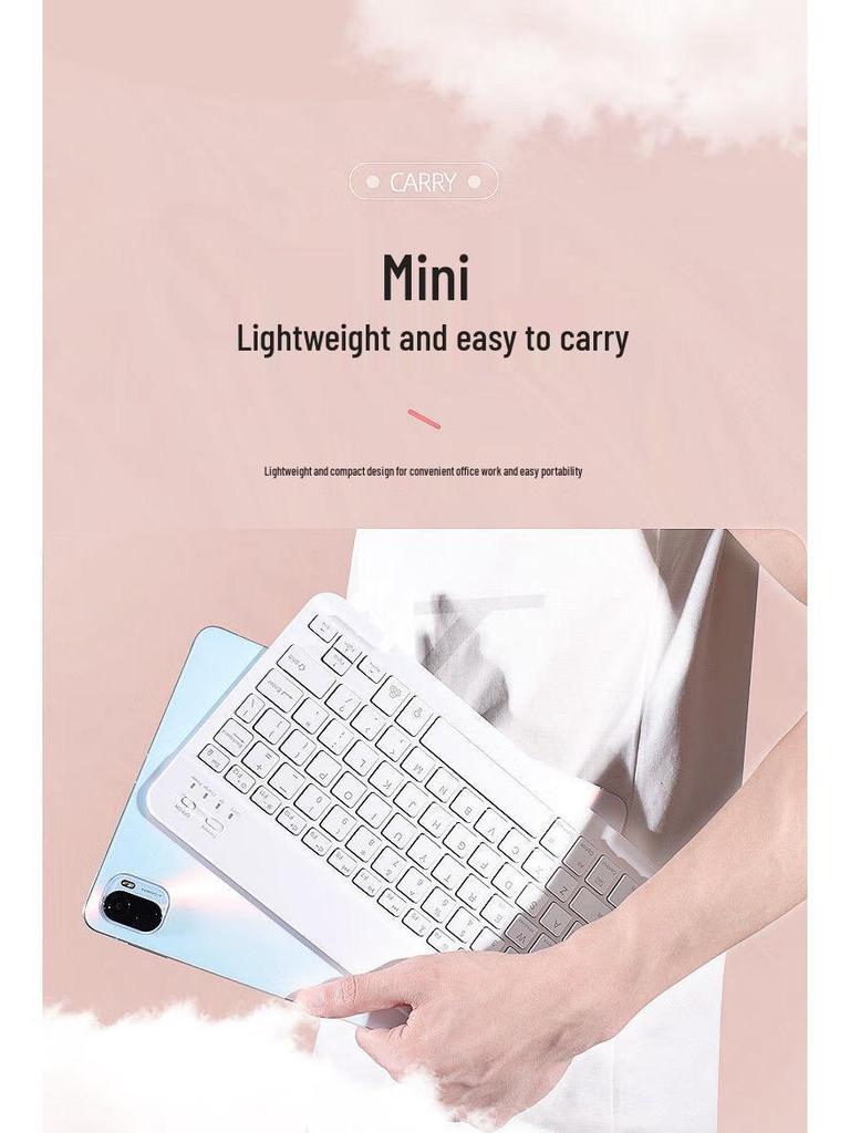 Ultradünne Bluetooth-Funk Tastatur für Laptops, Handys & Tablets