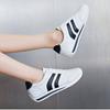 New lace-up casual sneakers soft-soled Forrest Gump flat non-slip student shoes soft leather