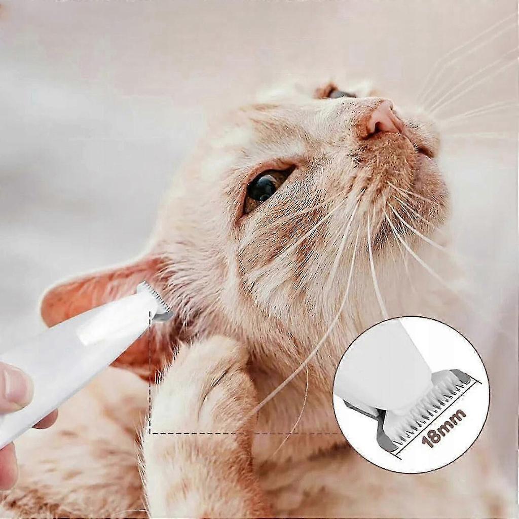 Dog Nail Grinder with LED Light, Waterproof Pet Nail Trimmer, 18mm Blade, Safe & Quiet for Dogs Cats, 2025 Model
