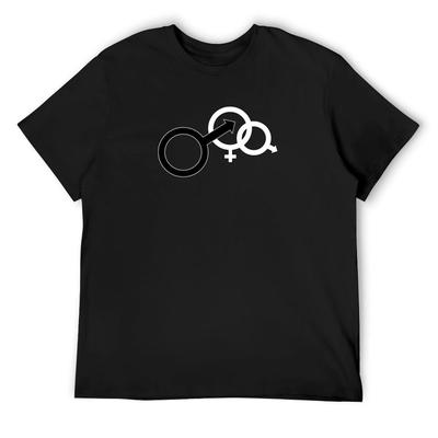 Cuckold lifestyle Symbool T-shirt tees plus size tops custom t-shirts zwaargewicht t-shirts voor mannen