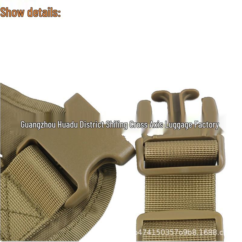 FGJ Tactical K9 Dog Harness Vest for Large Dogs - Outdoor and Tactical Use