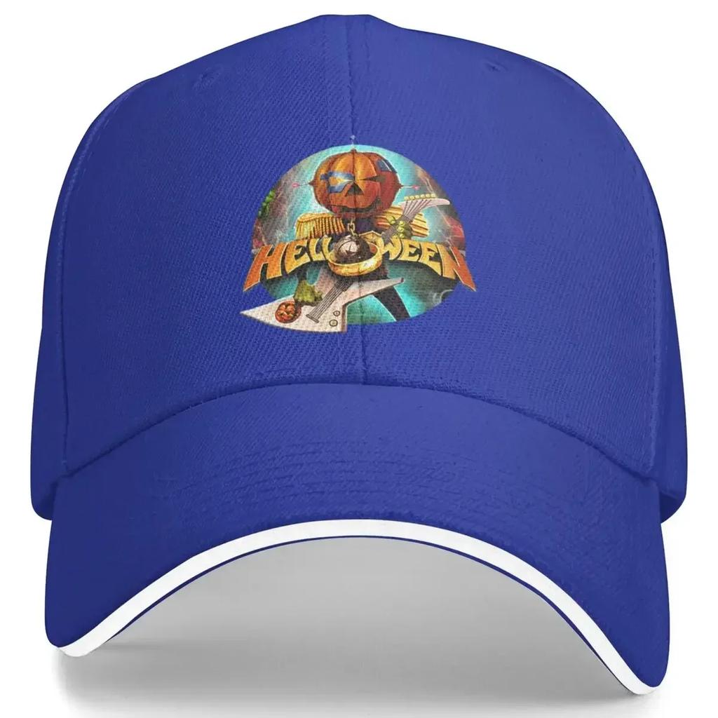Classic Helloween Rock Band Caps Unisex Women Adjustable Fit Golf Hat Metal Music Trucker Hat for Casual Wear