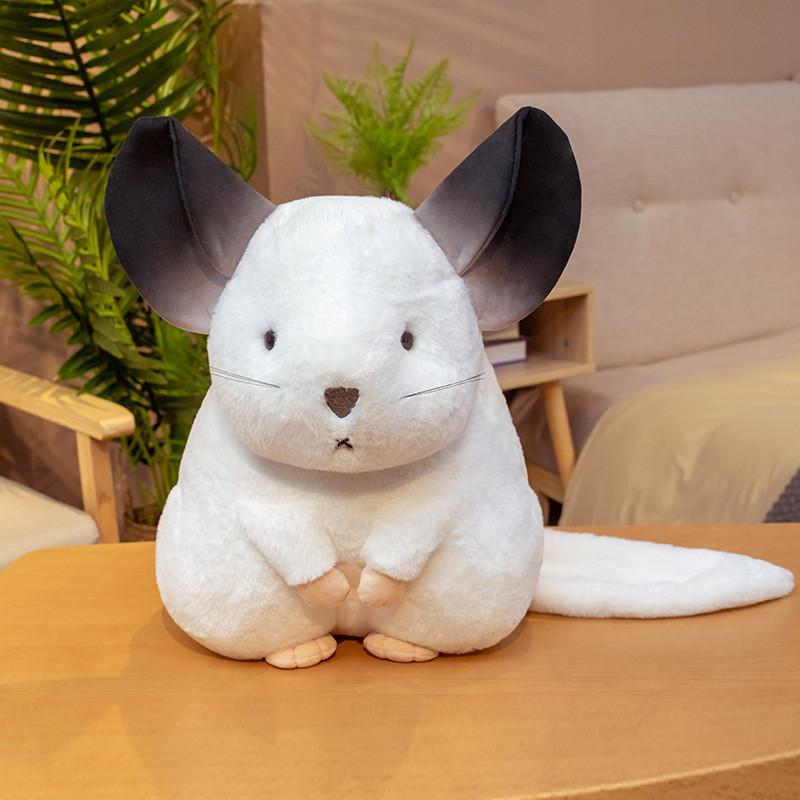 Simulation Totoro Plush Toys Cute Gray Mouse Dolls Cartoon Sitting Postures