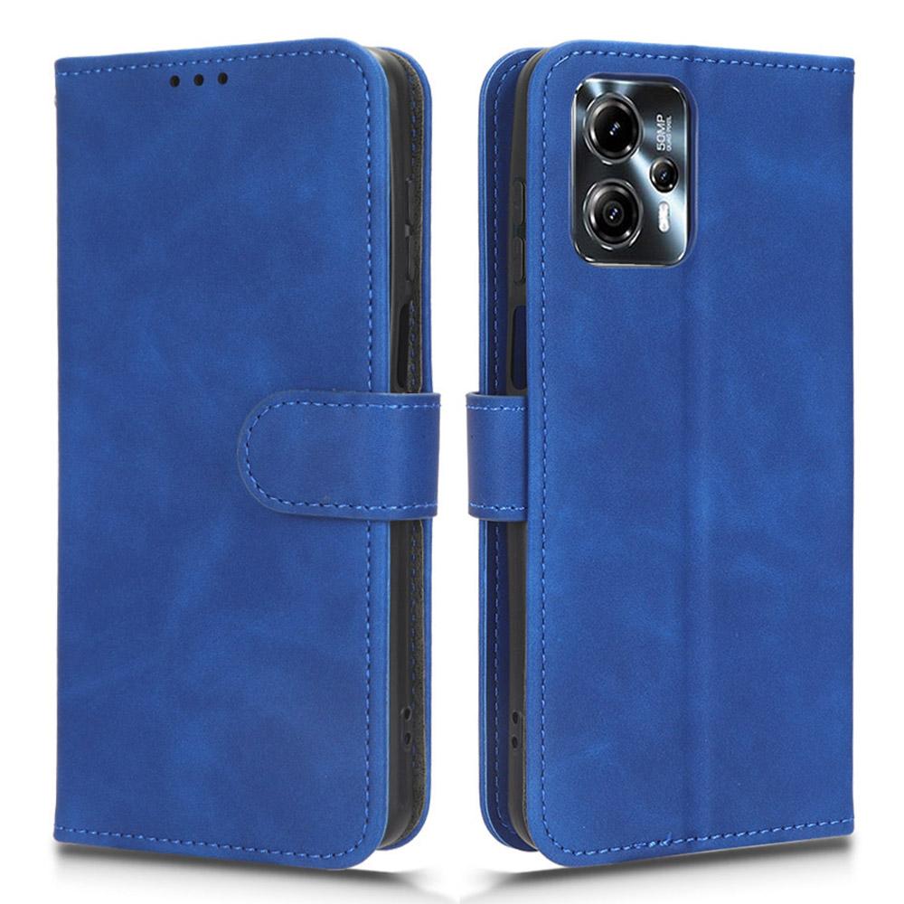 For Motorola Moto G13 4G/G23 4G/G53 5G PU Leather Phone Case Stand Skin-touch Feeling Flip Wallet Cover