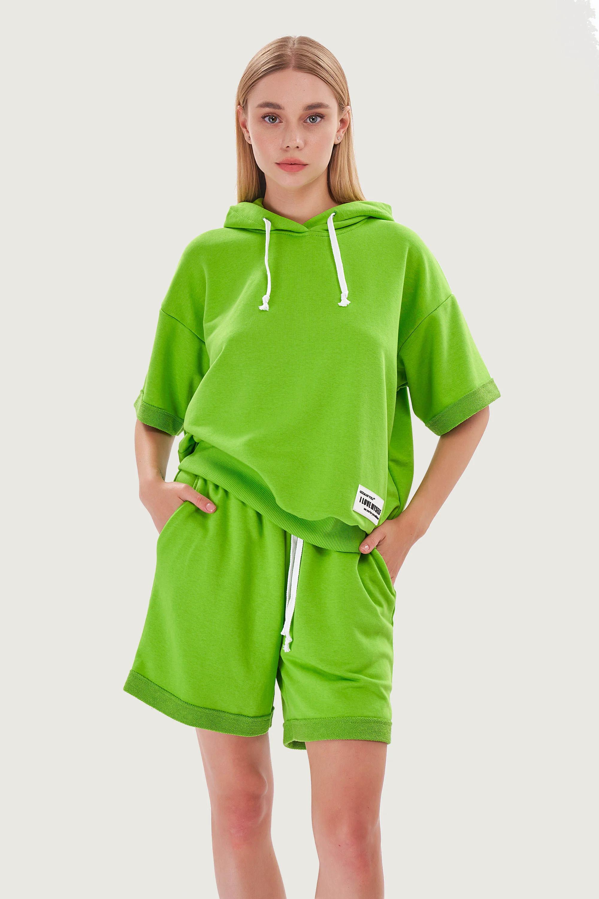 

комплект: худі та шорти German Volf (83381) 40(XS) зелений