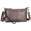 Genuine Leather Women's Crossbody Bag with Wrist Strap - Top Layer Cowhide Shoulder Bag