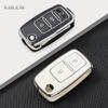 Tpu Car Key Case Cover Shell Fob For Volkswagen Vw Polo Golf Passat Tiguan Beetle Caddy T5 Up Eos Skoda Octavia Seat Leon Altea