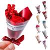 Valentine's Day Fake Mini Bouquet Artificial Aromatherapy Soap Rose Bouquet Simulation Dried Baby Breath Flower Gifts for Mom Women Wife