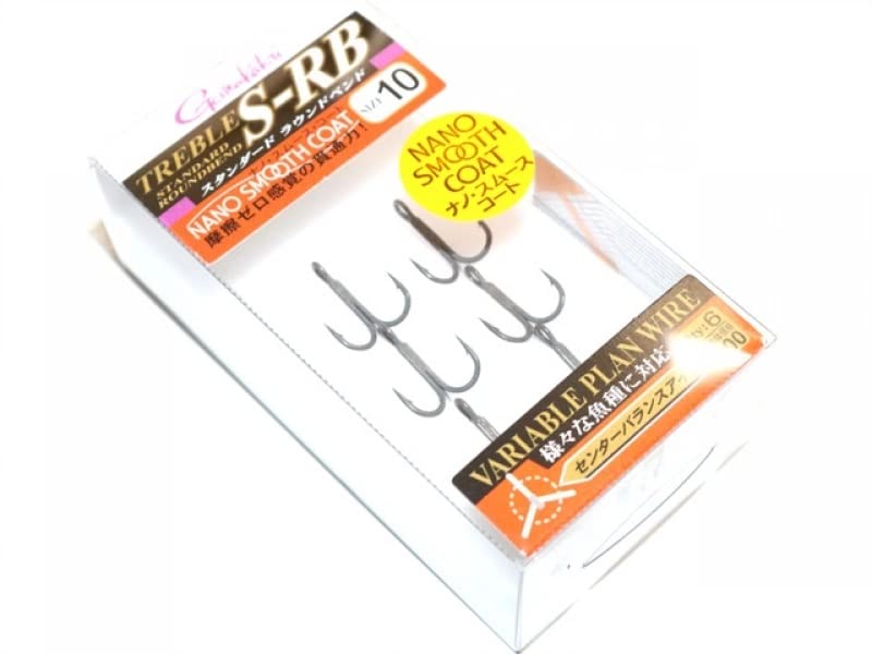 Gamakatsu Treble Hook Rose Treble S-RB (Nano Smooth Coat) #10 #10