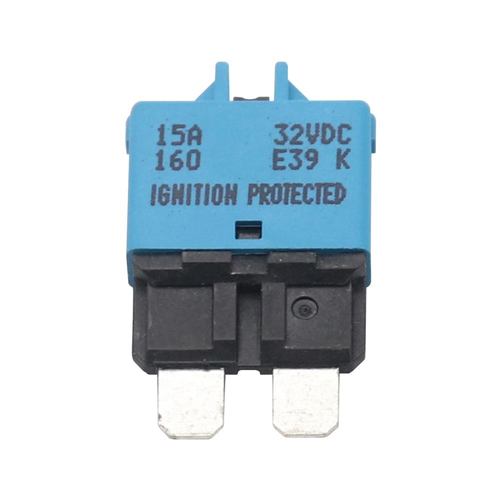 Siguranță cu întrerupător de circuit 15A ATC Siguranță lamelă 15A 28V DC ATC Întrerupător de circuit Resetare manuală Resetabil Marin Raliu Auto Barcă Accesorii auto