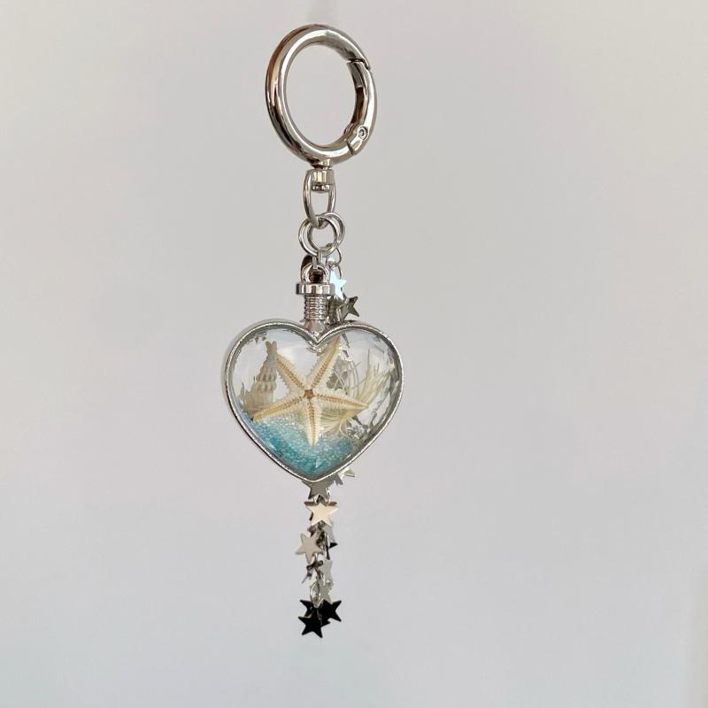 

Стиль Y2K Летний Океан Сердце Брелок Ins Стиль Эстетичный Брелок Милый Девичий Ключ Корд Модный Подвеска для Сумки Подарки A1