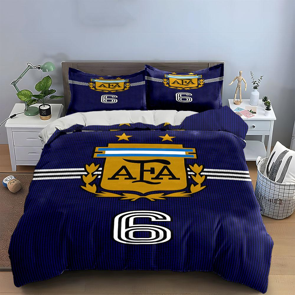 "AFA logo and stripes." Bedding sets Duvet cover sets Duvet covers Pillowcases(1 * Duvet Cover 2 * Pillowcases without duvet insert)