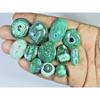 193Cts.Color Enhanced Green Solar Cab Agate Mix Loose Gemstone 12Pcs Lot C-2123
