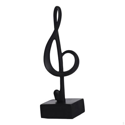 Creative Music Note Figurine Resin Statue Sculpture Artwork for and Home Decoration