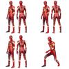 Marvel Steel Spider-man Cosplay Costume Full Body Outfit With Hood