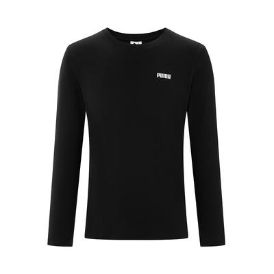 Simple Comfortable Letter Breathable Long Sleeve T-Shirt Men Tops 693000-01